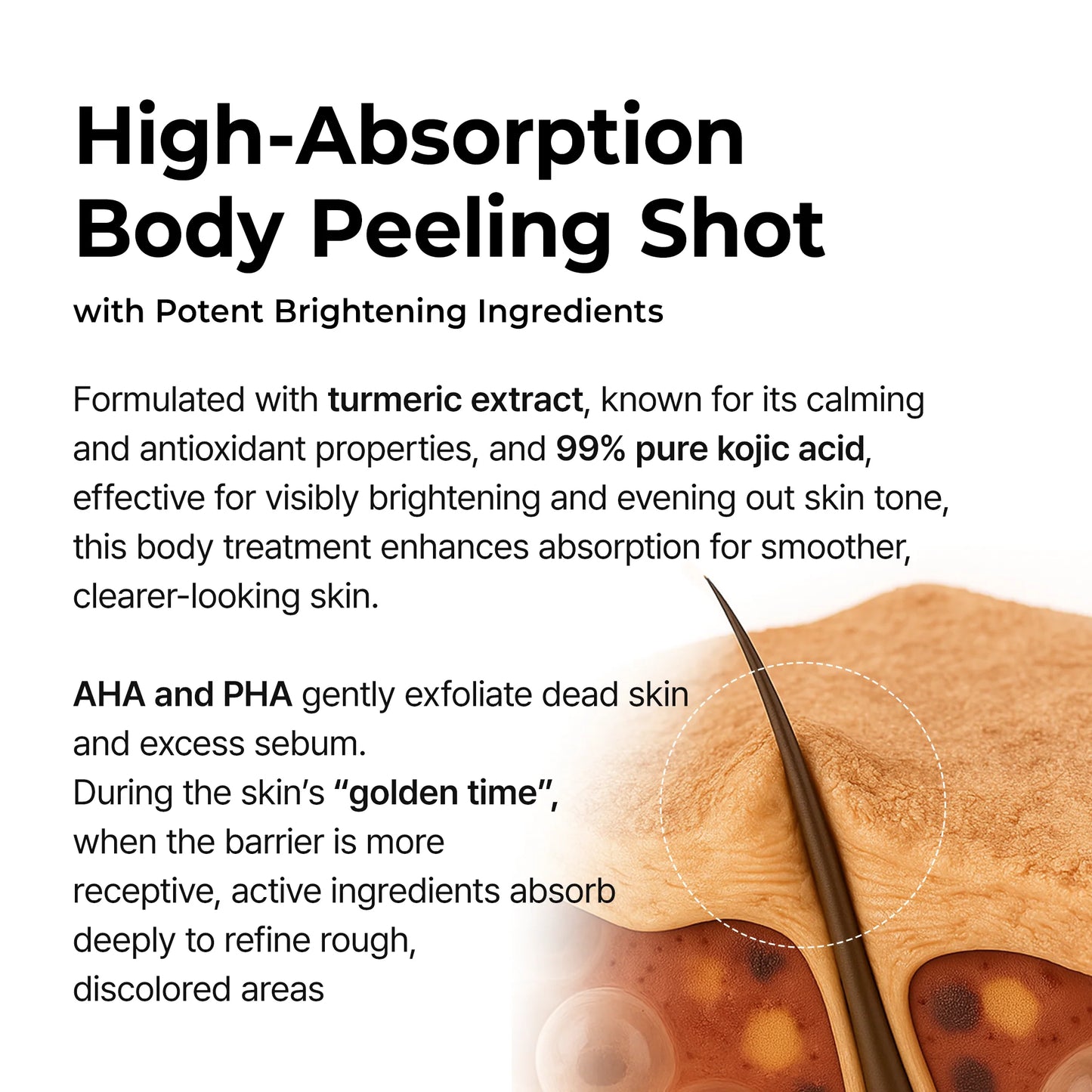 Peel Shot Keratin Care Kojic Acid Turmeric Spray